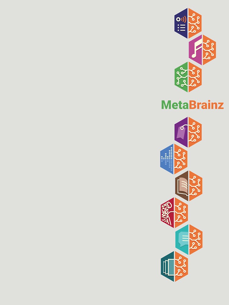 MetaBrainz Foundation Tee (Vertical Pattern) by metabrainz
