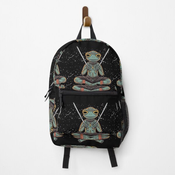 Item preview, Yoga Frog Warrior Pose designed and sold by blakfrog.