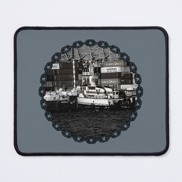 Item preview, Vane Brothers Tug Seattle Skyline Space Needle Sketch designed and sold by Jason Mosley.