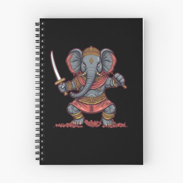 Item preview, Yoga Elephant  Warrior Pose designed and sold by blakfrog.