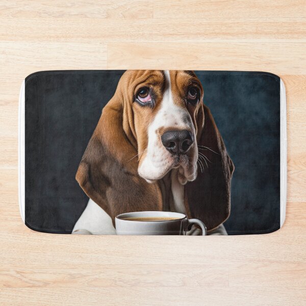 Item preview, Perky Pup: Adorable Artois Hound Coffee Art for Caffeine Lovers  designed and sold by ClawedCreations.