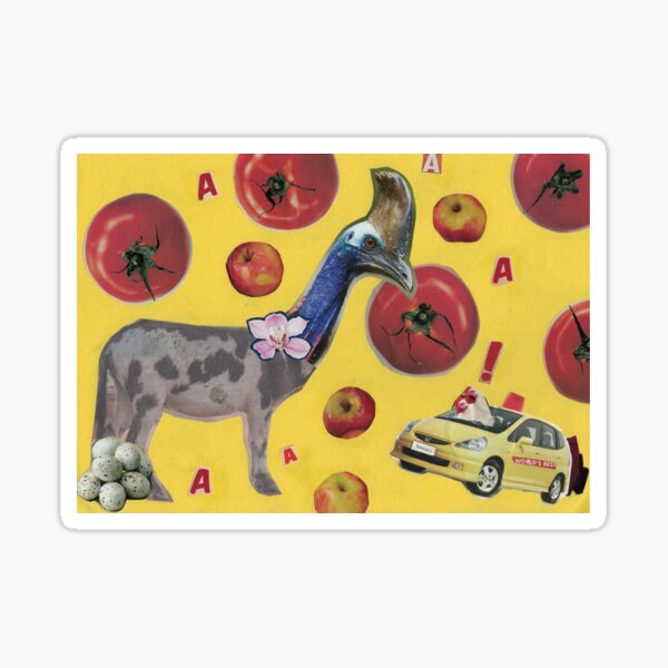 Item preview, Tomato Cassowary designed and sold by Blue Tangerine By Piper Wright.