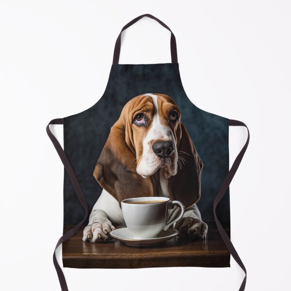 Item preview, Perky Pup: Adorable Artois Hound Coffee Art for Caffeine Lovers designed and sold by ClawedCreations.