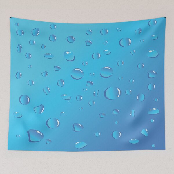 Item preview, Blue Rain Abstract Art designed and sold by Bruce ALMIGHTY Baker.