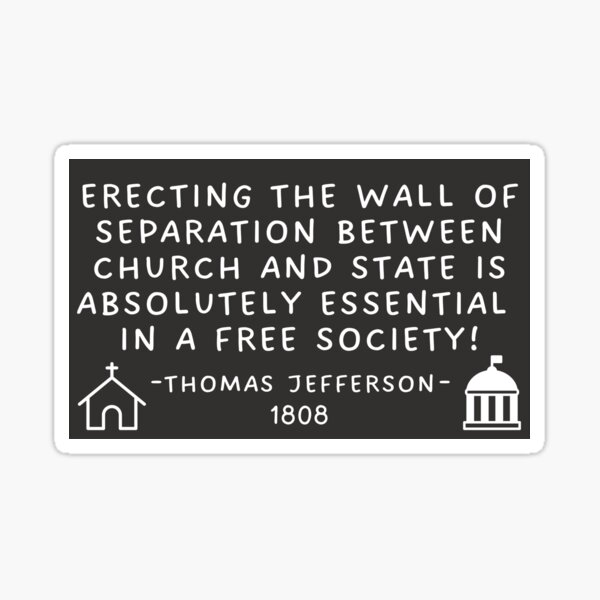 Item preview, Separation of Church & State designed and sold by MojaveTradePost.
