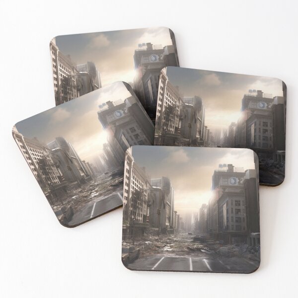 Item preview, Desolate Ruins of New York City designed and sold by FalconPrint.