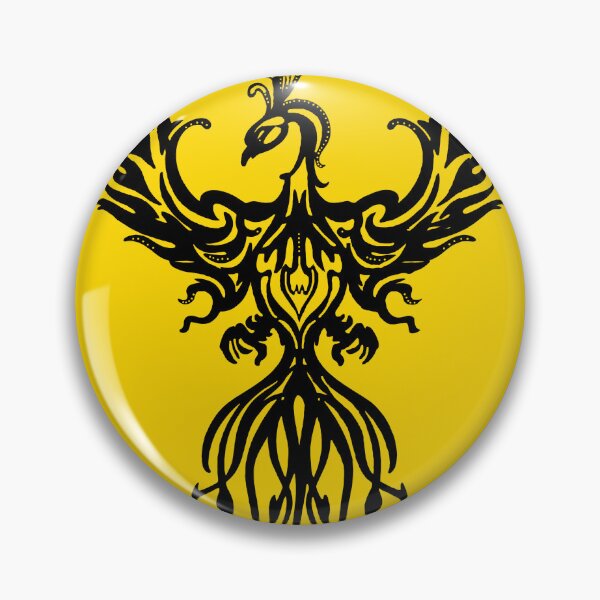 Item preview, Phoenix Fantasy Fire Bird Tribal Style Art Black designed and sold by taiche.