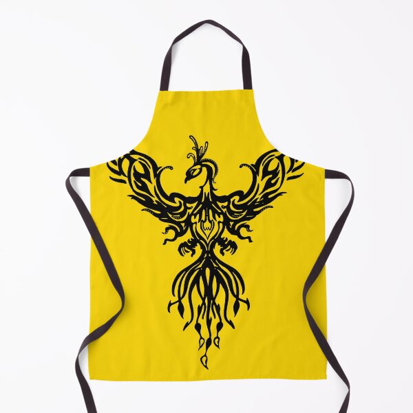 Item preview, Phoenix Fantasy Fire Bird Tribal Style Art Black designed and sold by taiche.