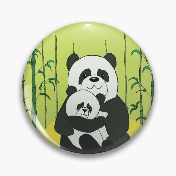 Item preview, Mama panda and baby panda designed and sold by Les illustrations d'Adėle L..