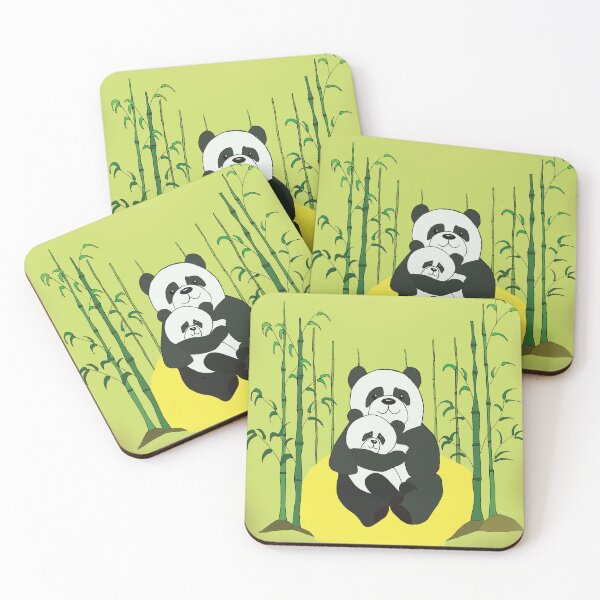 Item preview, Mama panda and baby panda designed and sold by Les illustrations d'Adėle L..
