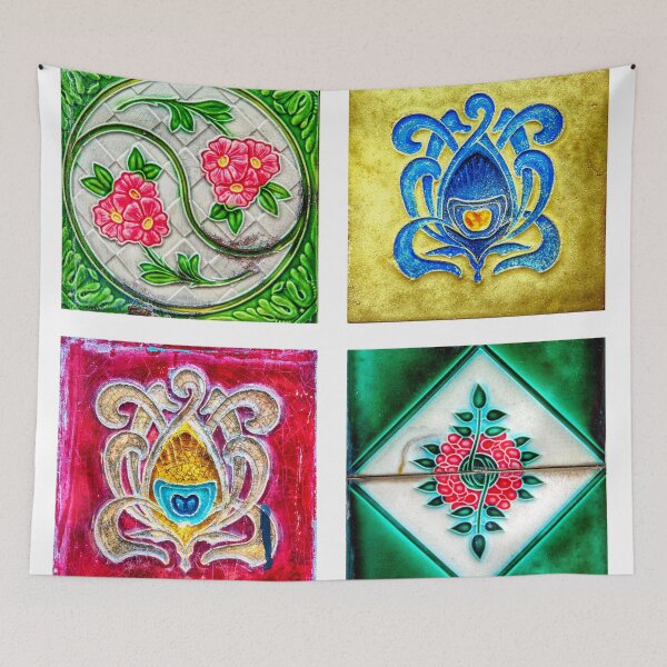 Item preview, Peranakan Tiles 4x-2 designed and sold by John Seaton Callahan.