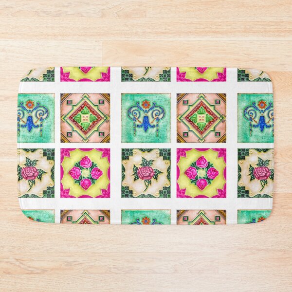 Item preview, Peranakan Tiles 4x-3 designed and sold by John Seaton Callahan.