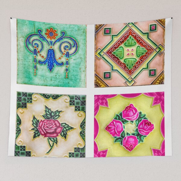 Item preview, Peranakan Tiles 4x-3 designed and sold by John Seaton Callahan.