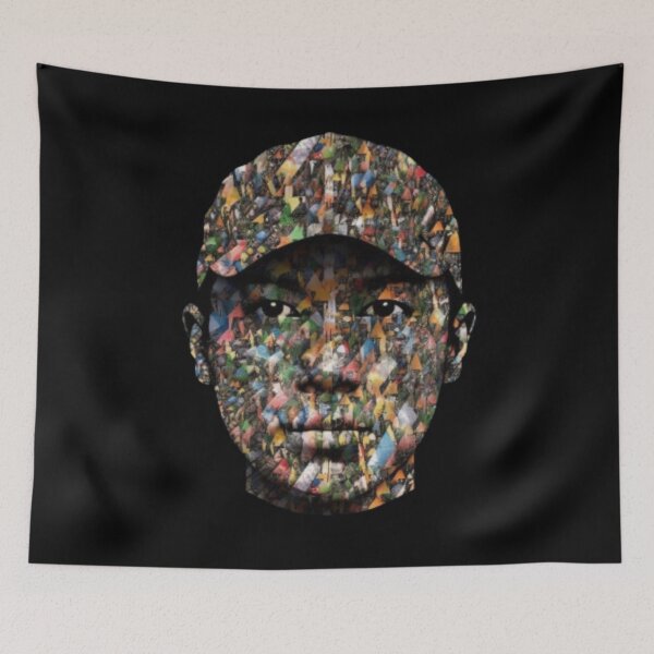 Item preview, Adversarial Anti-Facial Recognition Invisibility Camouflage designed and sold by blakfrog.