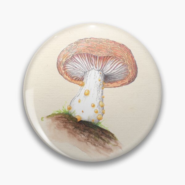 Item preview, Wrinkled Peach Mushroom designed and sold by SpiritStone.
