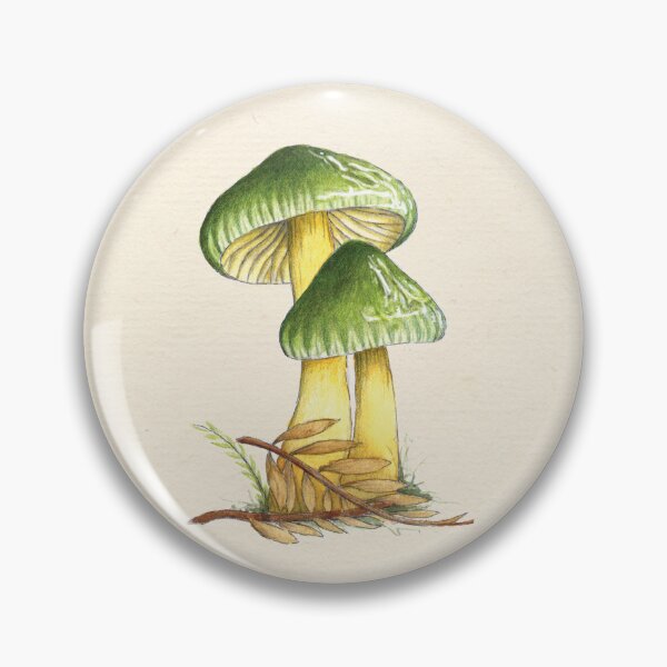 Item preview, Parrot Waxcap Mushroom designed and sold by SpiritStone.