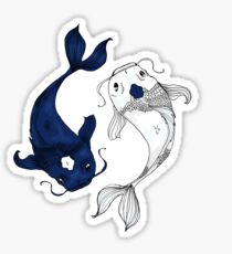 Opposites attract Sticker