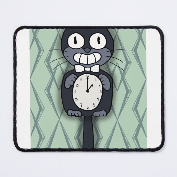 Item preview, creepy cat clock designed and sold by bethepiano.