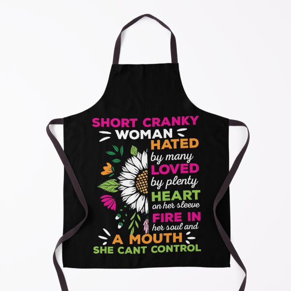 Item preview, Short Cranky Woman Hated By Many Loved By Plenty Sunflower Mother's Day designed and sold by Designer-Girl.