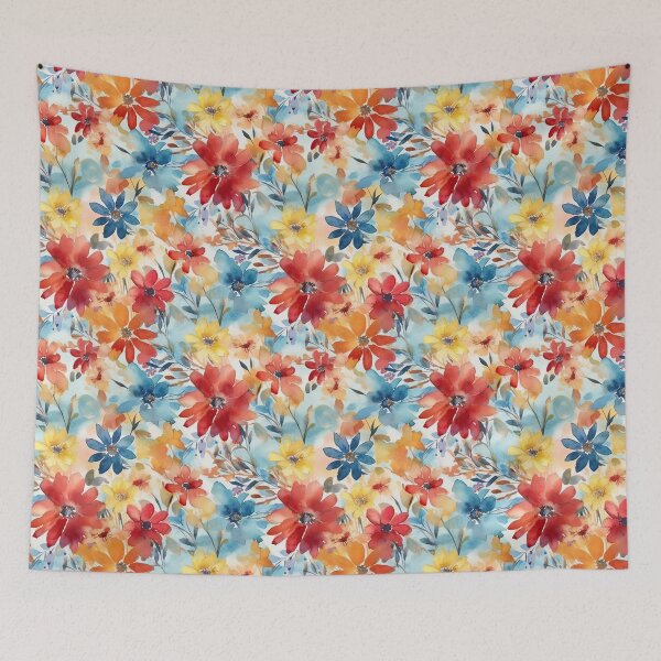 Item preview, Watercolor Floral Seamless Pattern designed and sold by duke818.