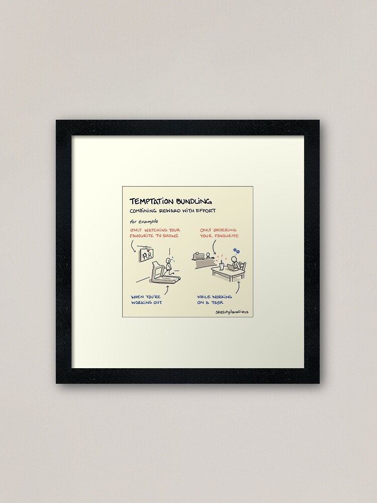 Thumbnail 1 of 7, Framed Art Print, Temptation bundling designed and sold by sketchplanator.