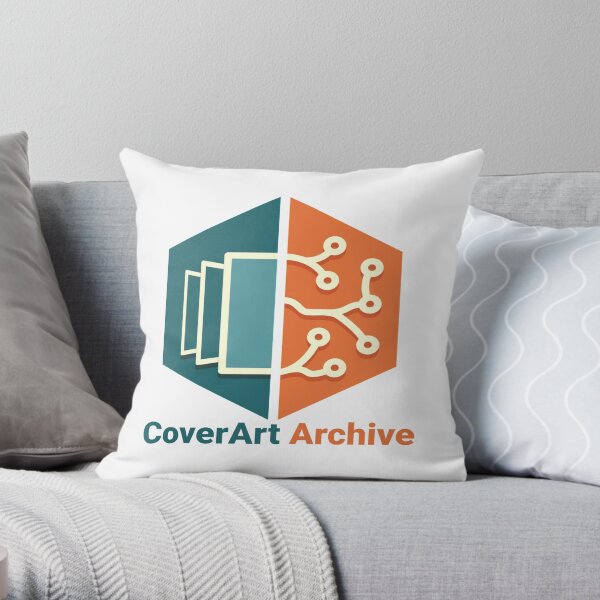 CoverArt Archive Throw Pillow