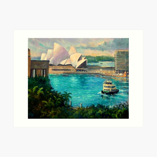 Opera House, Sydney Harbour Art Print