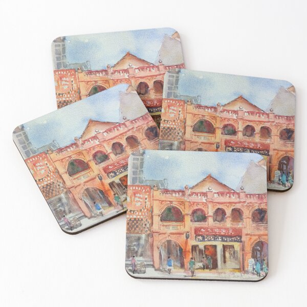 Item preview, Katong Red House, Singapore original watercolor painting designed and sold by Almondtree.