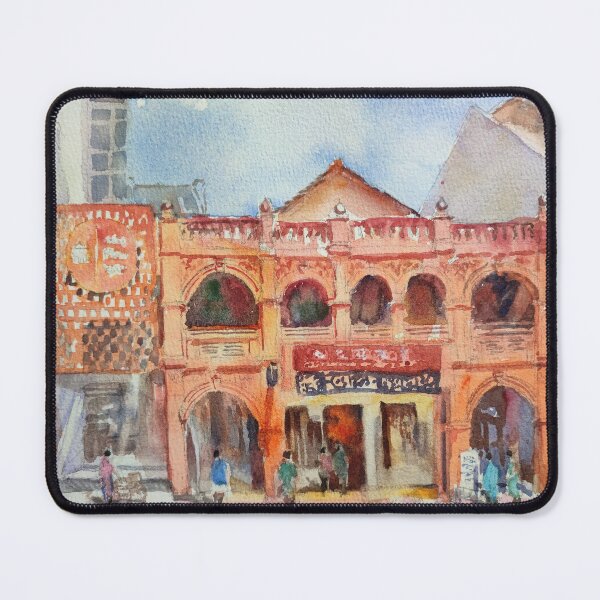 Item preview, Katong Red House, Singapore original watercolor painting designed and sold by Almondtree.