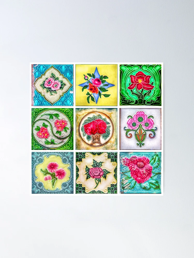 アート・デザイン・音楽 Peranakan Tiles SINGAPORE Peranakan Tiles 9x-1
