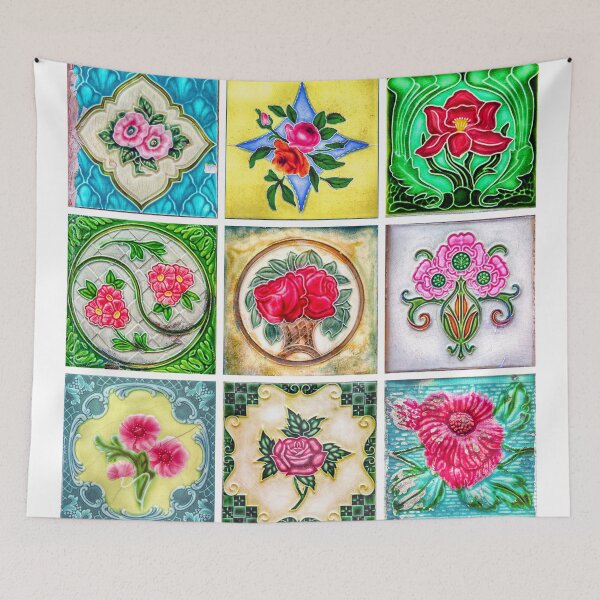 Artikelvorschau, Peranakan-Fliesen 9x-1 entworfen und verkauft von John Seaton Callahan.