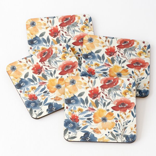 Item preview, Watercolor Floral Seamless Pattern designed and sold by duke818.