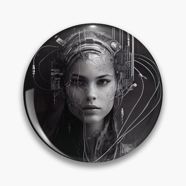 Item preview, AI Art | Cyborg Woman #03 designed and sold by Fractal-Graphic.