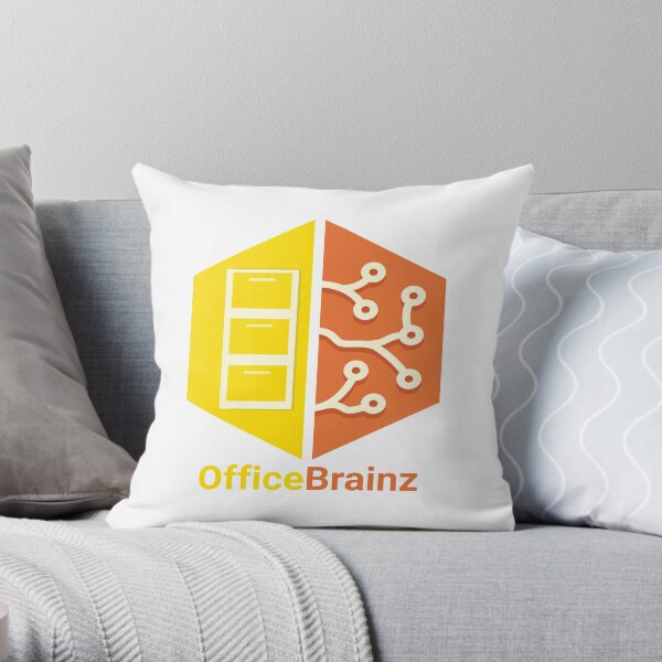 OfficeBrainz Throw Pillow
