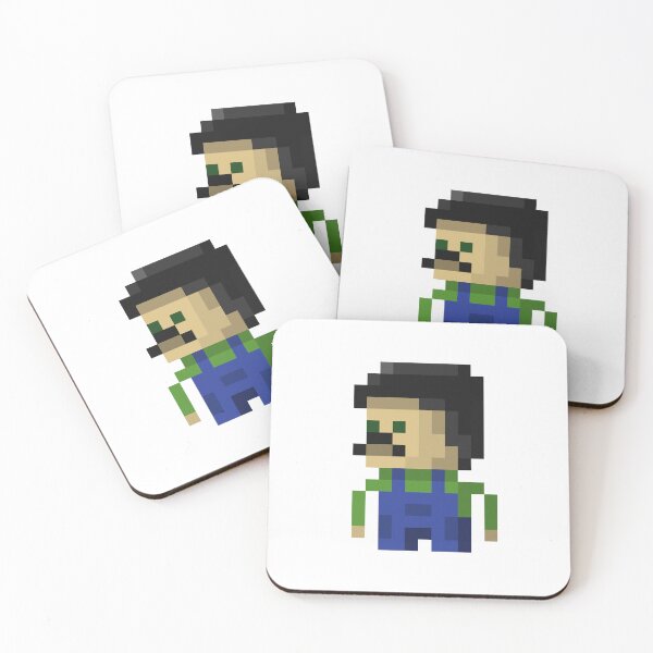 Item preview, Pixel Art Service Technician | Nostalgic Repairman Artwork designed and sold by anycolorart.