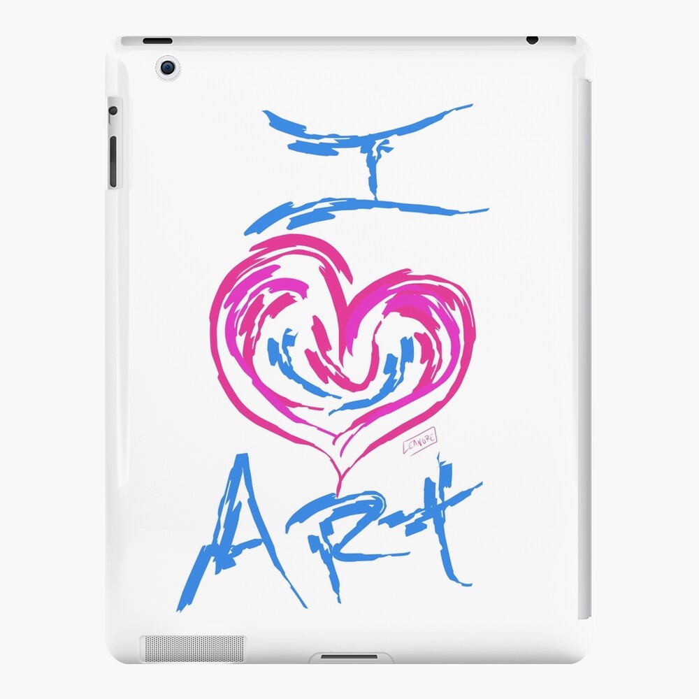 I Love Art iPad Case & Skin