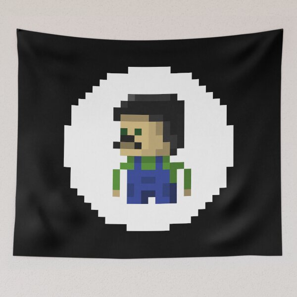 Item preview, Pixel Art Service Technician | Nostalgic Repairman Artwork designed and sold by anycolorart.