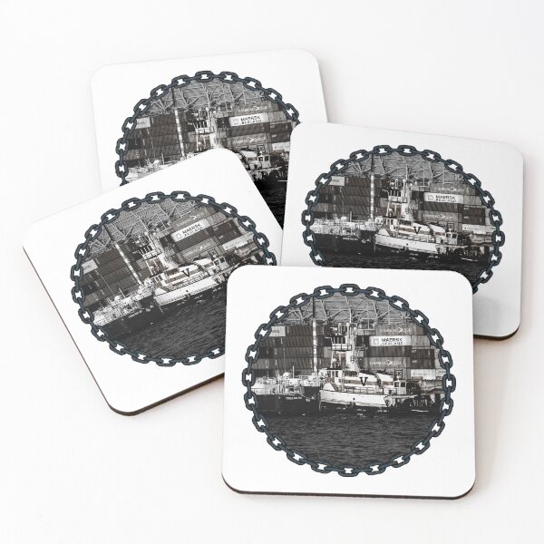 Item preview,   Vane Brothers Tug Seattle Skyline Space Needle Sketch designed and sold by Jason Mosley.