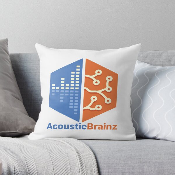 AcousticBrainz Throw Pillow