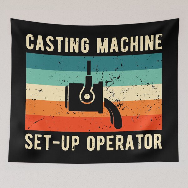 Item preview, Retro Vintage Casting Machine Set-Up Operator designed and sold by NestaReign.