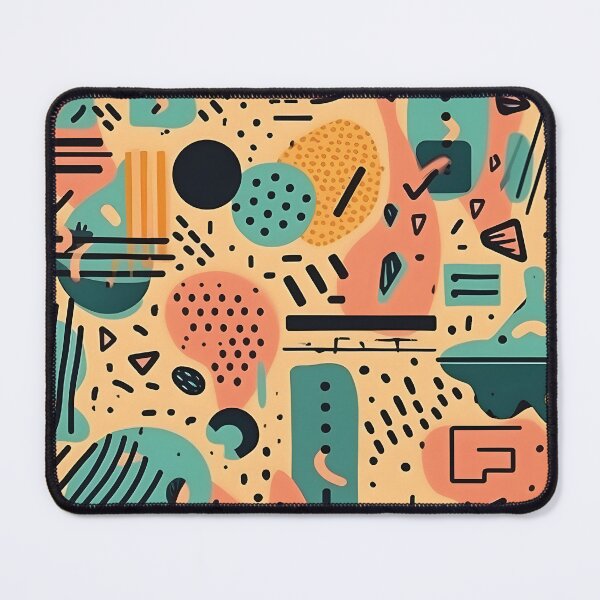 Item preview, Love Retro Memphis Style Pattern designed and sold by PatternBestFan.