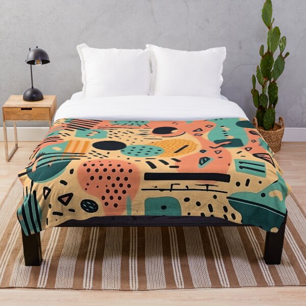 Item preview, Love Retro Memphis Style Pattern designed and sold by PatternBestFan.