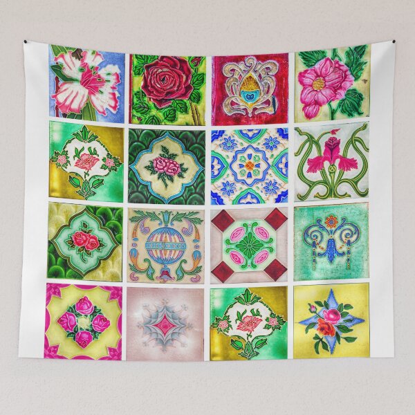 Item preview, Peranakan Tiles 16x-1 designed and sold by John Seaton Callahan.