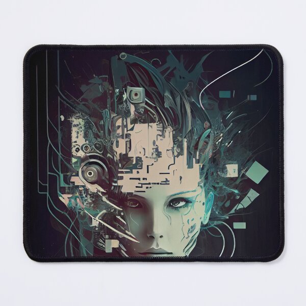 Item preview, AI Art | Cyborg Woman #04 designed and sold by Fractal-Graphic.