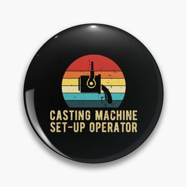 Item preview, Retro Casting Machine Set-Up Operator Vintage  designed and sold by NestaReign.