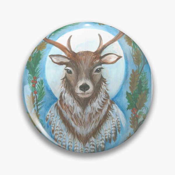 Artikelvorschau, Winter-Hirsch entworfen und verkauft von Roselyn Snead.