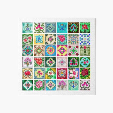 Singapore, Peranakan Tiles, rectangular 5