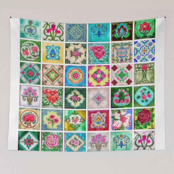 Item preview, Peranakan Tiles 36x-1 designed and sold by John Seaton Callahan.