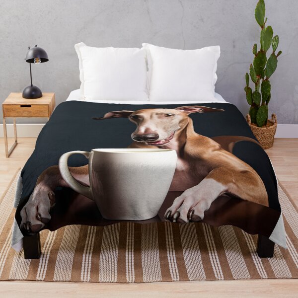Item preview, Perky Pup: Adorable Azawakh Coffee Art for Caffeine Lovers designed and sold by ClawedCreations.