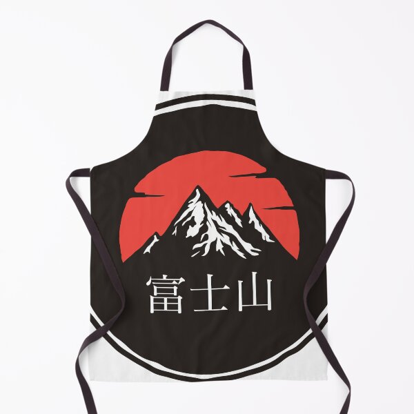 Item preview, 'Mount Fuji' - Mountain with Japanese symbols designed and sold by RockClimbing-C.